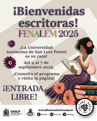 UASLP será sede de la Feria Nacional del Libro de Escritoras 2025