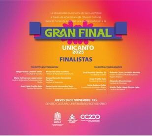 Gran Final de Unicanto 2025 rinde homenaje a Juan Gabriel en UASLP