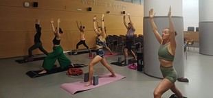 Finalizan los cursos de yoga y pilates en BBF