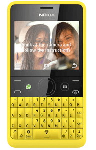 Nokia Asha 210 frontal